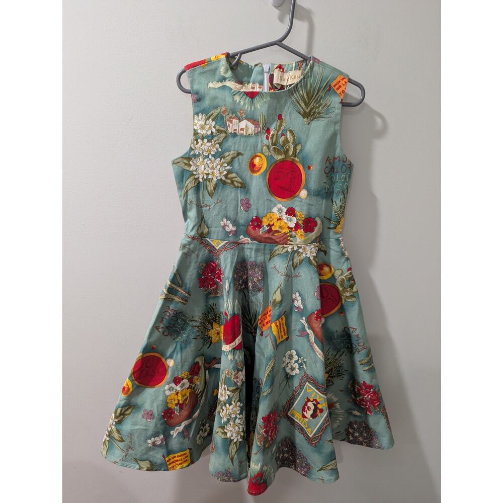 Kate Kasin Girls Sleeveless Frida Dress